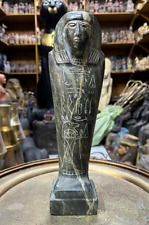 RARE ANCIENT EGYPTIAN ANTIQUITIES Statue Large Of Shabti Ushabti Of Heavy Stone picture