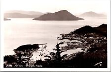 Real Photo Postcard Air View of Wrangell, Alaska picture
