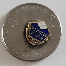 Western Union 55 Year Employee Service Pin Vintage picture