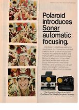 Vtg Print Ad 1978 Polaroid Camera Sonar Auto Focus Band Girl Smile Simple 1 picture