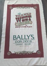 Vintage Wild Wild West Casino Resort  Bally’s Park Place Bath Towel Advertising picture