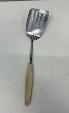 Vintage Foley Spatula Flipper Turner Stainless Almond Handle - USA 13” Chrome picture