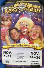 Authentic 1999 Ringling Bros Barnum & Bailey Circus Poster, Chicago picture