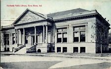 EARLY 1900'S. FAIRBANKS LIBRARY. TERRE HAUTE, INDIANA POSTCARD q11 picture