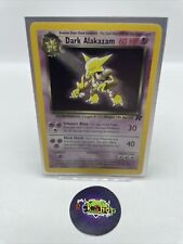 Pokemon Card - DARK ALAKAZAM 1/82 - Team Rocket - English - Holo - EXCELLENT picture