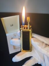 Rare Dunhill Unique Lighter Gold Plated and Lacquer with Box picture