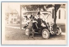 c1910's Parade Car Man View Buick Illinois IL RPPC Photo Unposted Postcard picture