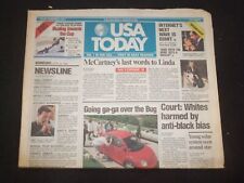 1998 APRIL 22 USA TODAY NEWSPAPER-PAUL MCCARTNEY'S LAST WORDS TO LINDA - NP 7917 picture
