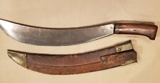 US WWI WWII Engineer Bolo Machete & Leather Sheath  picture