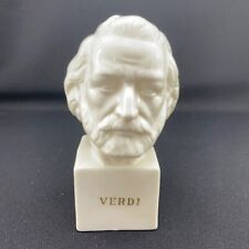 VTG Verdi Great Composer Series Porcelain Figurine Bust Verdi Opera Italy picture