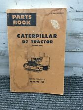Used 1967 Caterpillar Parts Book Catalog D7 Tractor 48A6393-UP   picture