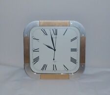 Vintage Seiko Clock Wall Hanging Two Tone 10.75 x 11.25” picture