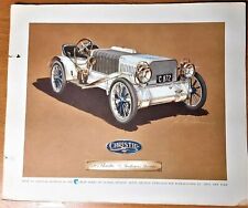 1905 Christie Gentlemens Speedster  Antique Classic Car Auto Print Peckham Behr picture