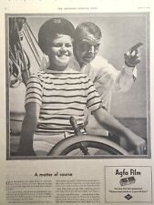 Agfa Ansco Plenachrome Camera Film Birmingham NY Skipper Vintage Print Ad 1940 picture