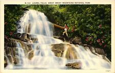 Vintage Postcard- Laurel Falls, Great Smoky Mountains National Park picture