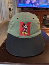 Vintage Mickey Mouse Hat Walt Disney Fitted With Stretchy Band In Back picture