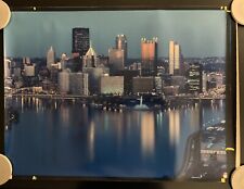 Vintage City of Pittsburgh Skyline Kodak Paper Print Photo Poster picture