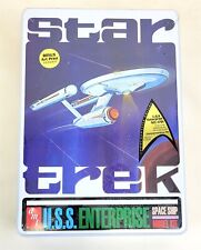 AMT #AMT609 Star Trek U.S.S. Enterprise Space Ship Model Kit New Sealed Tin C06 picture