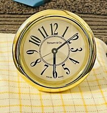 Beautiful vintage Tiffany’s & co desk clock &alarm Mini 2.75 In. Fantastic Cond. picture