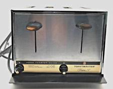 Vtg Toastmaster Hostess 4 Slice ,IV Model D114 Automatic Toaster 1960s MCM Works picture