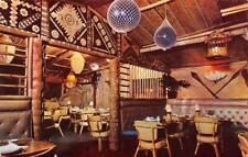 TIKI ROOM San Francisco TRADER VIC'S Restaurant Interior c1950s Vintage Postcard picture