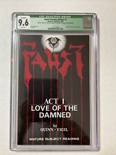 FAUST PREMIER EDITION #1 CGC 9.6 (1988) (Northstar Publishing) Signed and Number picture