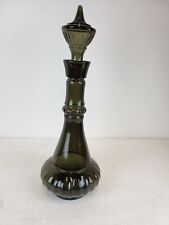Vintage Jim Beam I Dream Of Jeannie Genie Bottle 1964 Smoke Green Glass Decanter picture