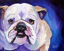 English Bulldog Gifts | Art Print from Painting, Poster, Picture, Memorial 11x14 picture