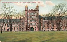 Postcard Phelp's Hall and Gateway Yale College New Haven Connecticut NH1 picture