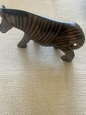 Carved Wooden Zebra  picture