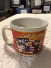 Campbell's Kids Soup Mug Coffee Cup 2003 100 Years 1942/1956 Sock Hop Military picture