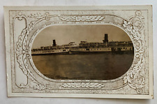 c1900s RPPC Ship Postcard New England Steamship Steamers Maine New Hampshire AZO picture