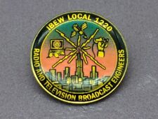 Vintage IBEW LU LOCAL UNION 1220 LAPEL PIN Metal International Brotherhood  picture