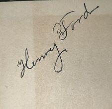 Henry Ford ~ Signed Autographed McGuffey’s New First Eclectic Reader ~ JSA LOA picture