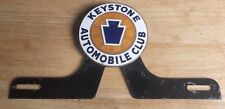 Vintage Enameled Keystone Automobile Club License Plate Topper Badge picture