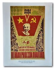 Vietnam Propaganda Poster Long Live the 5th Congress Vietnamese Communist Party picture