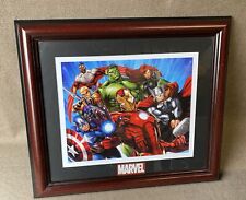 Rare 2012 Marvel Lithograph “Heroes” With COA ~Size 18