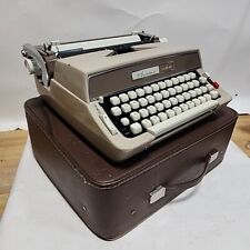 1960s Montgomery Ward Signature 088 Vintage Typewriter Manual Carry Case Works  picture