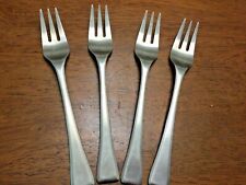 4 Malta/Spain Stainless 18/10 Mid Century Modern Cocktail Forks RARE picture