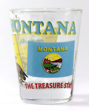 MONTANA THE TREASURE STATE ALL-AMERICAN COLLECTION SHOT GLASS SHOTGLASS picture