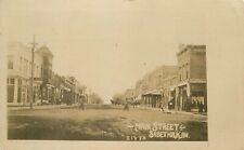 Postcard RPPC 1919 Kansas Sabetha Main Street 2188A 23-8111 picture