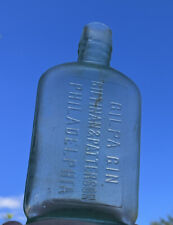 Aqua GILPA Gin Applied Top Philadelphia Dug Giltinan and Patterson Liquor Bottle picture