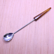 Vintage Bakelite Bar Spoon Faux Horn Mix Drink Stirrer MCM Japan 10 inch picture