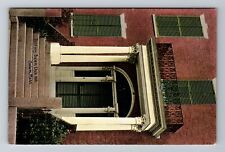 Salem MA-Massachusetts, 1818 Salem Club Doorway Vintage Souvenir Postcard picture