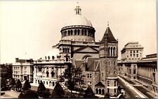 Historic First Church Of Christ Scientists Boston Massachusetts BW Postcard picture
