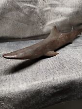 Wood Shark Hand Carved Ocean Sculpture Vintage Island Art 16