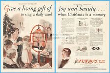 1927 Hendryx Bird Cage Ad New Haven CT 1920's Christmas Living Gift Home Decor picture