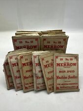Lot of 23 NEW  OLD STOCK  25 MERROW  high-speed machine needles vintage No. 0D picture