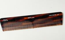 VINTAGE Kent Comb Hair Brown Plastic Made In England Hand Finished 16 T picture