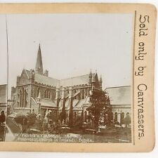 St Patrick's Cathedral Dublin Stereoview c1885 Roman Catholic Church Photo H983 picture